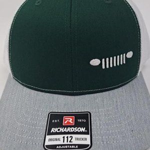 JEEP Richardson 112 Trucker Multicolor Direct Embroidered Cap Outdoors Camping